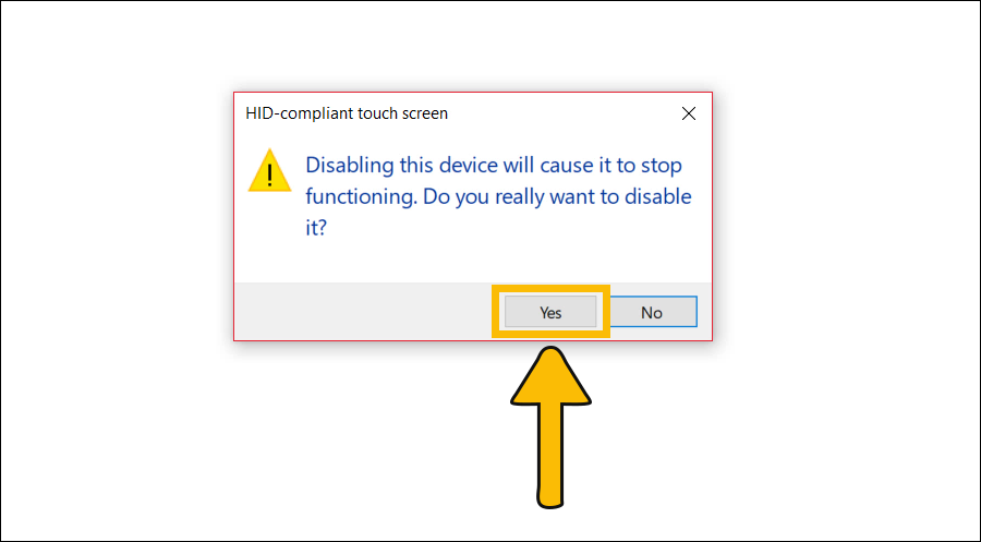 تأكيد عملية الإيقاف
