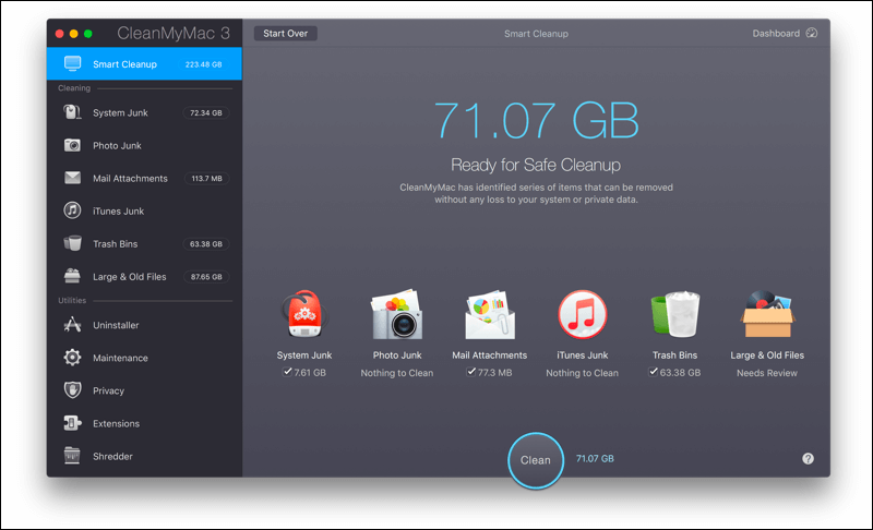 برنامج CleanMyMac 3