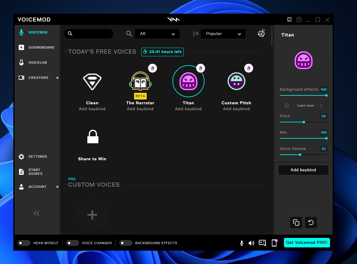 شرح برنامج VoiceMod