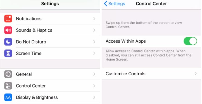 كيفية تسجيل الشاشة في ايفون