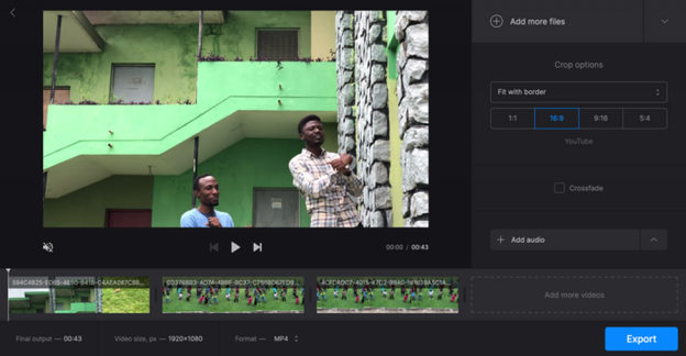 دمج مقاطع فيديو اونلاين 2