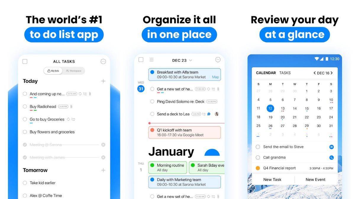 تطبيق Any.do - افضل تطبيقات To Do List