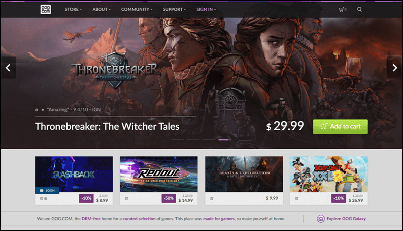 متجر GOG