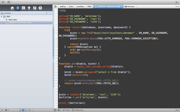 محرر اكواد Coda2 editor