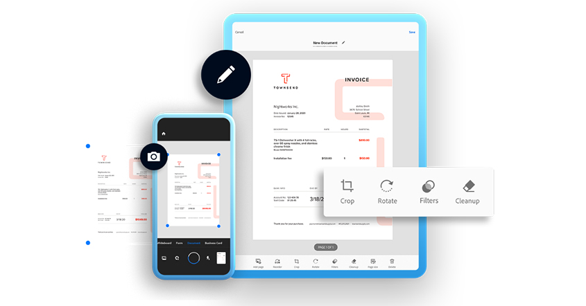 تطبيق Adobe Scan