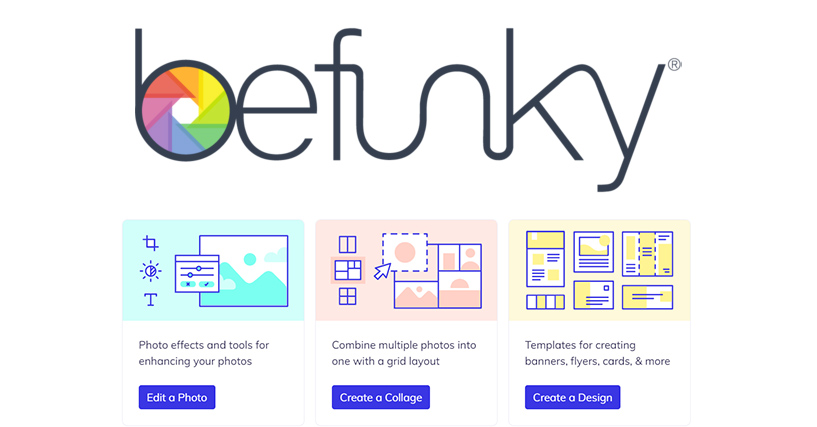 BeFunky محرر صور اونلاين
