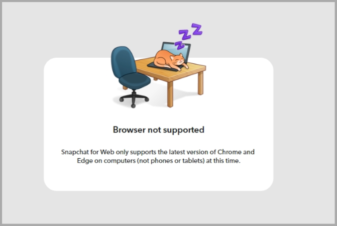 اصلاحات عندما تجد سناب شات ويب لا يعمل