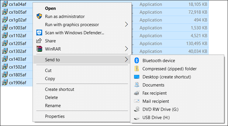 تسريع نقل الملفات
