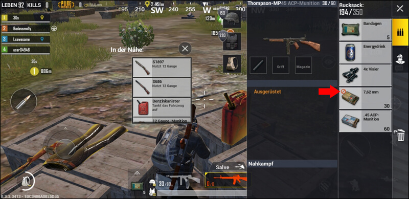 تفريغ الحقيبة فى بوبجي