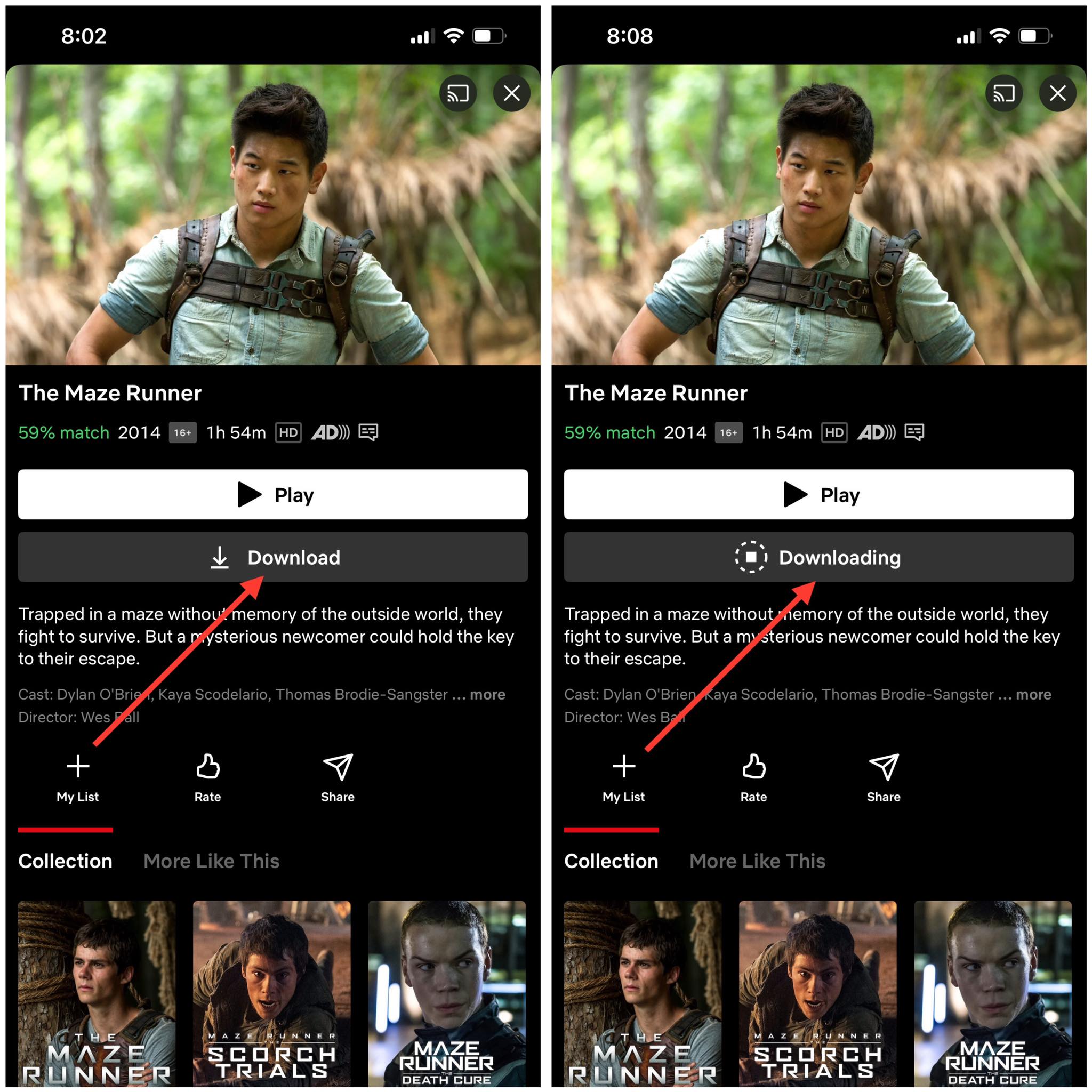 تحميل أفلام Netflix بدون إنترنت