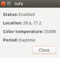 برنامج redshift linux