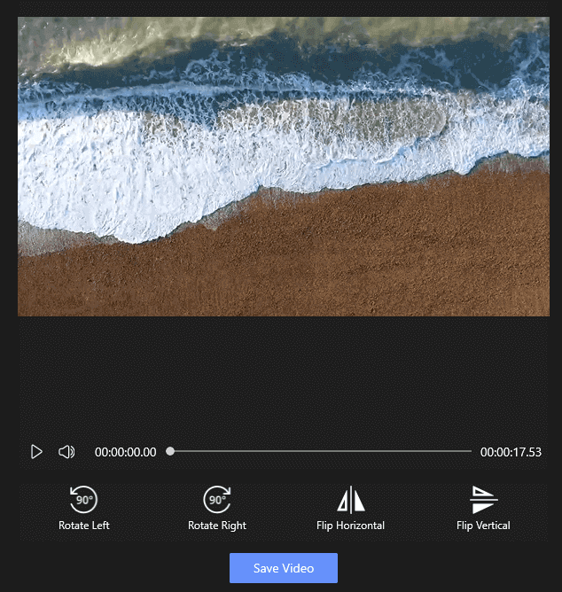 FilmForth تدوير الفيديوهات