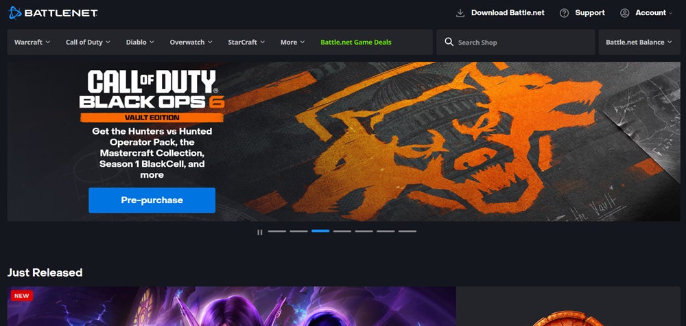 موقع تحميل العاب بليزارد Battlenet