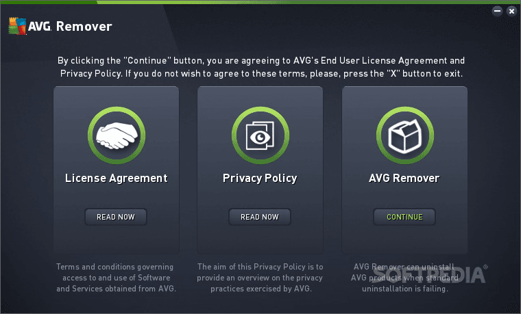 حذف برنامج Avg