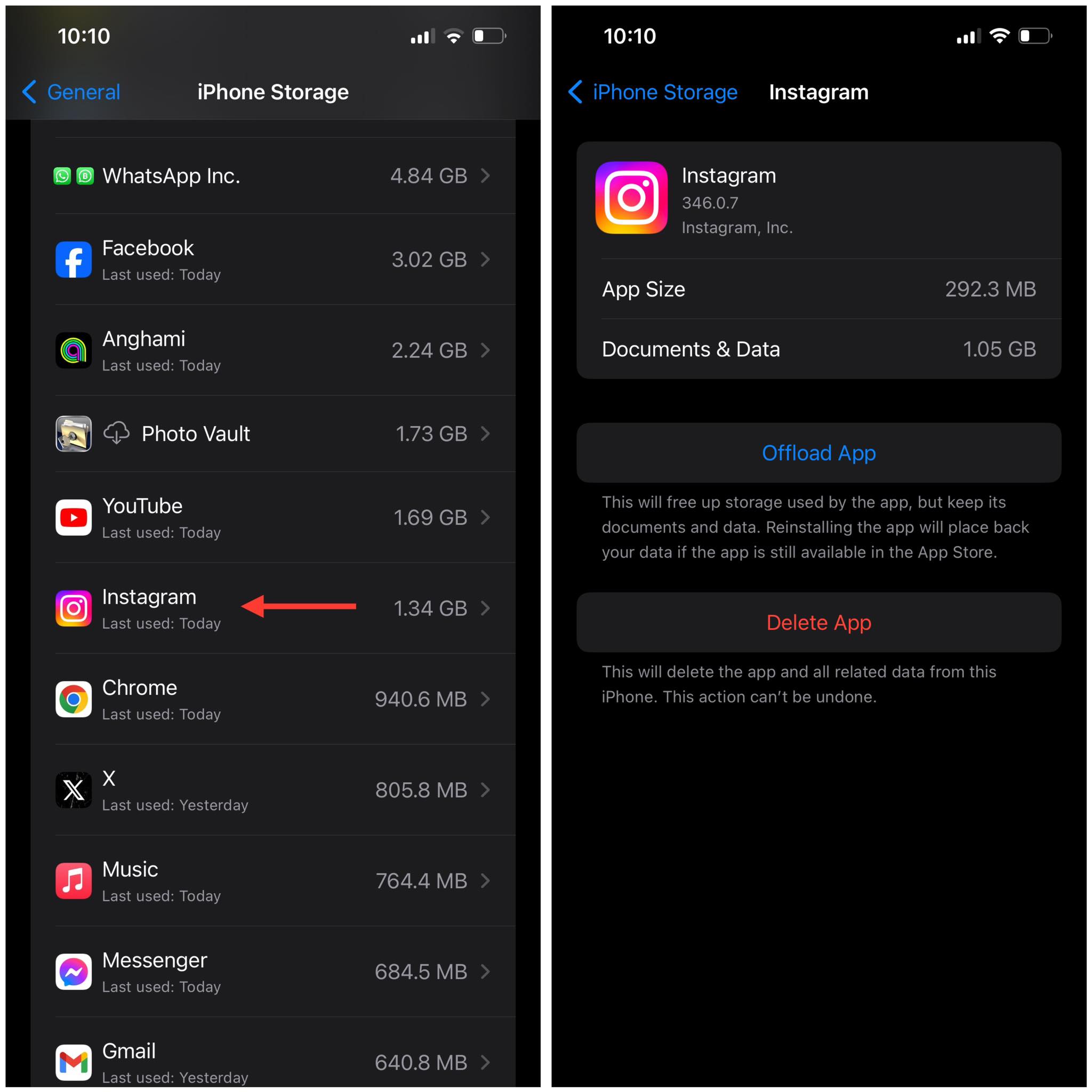 كيفية حذف تطبيق من على آيفون