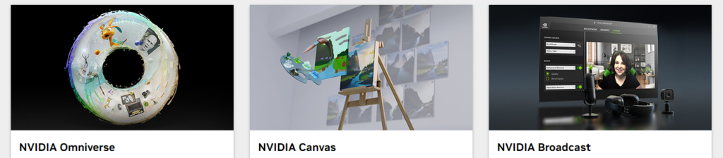 أدوات منصة نفيديا ستوديو NVIDIA Studio