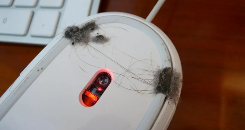 الماوس متسخ