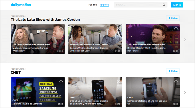 موقع Dailymotion
