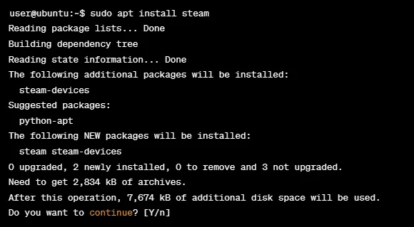 تنصيب بروتون على نظام لينكس