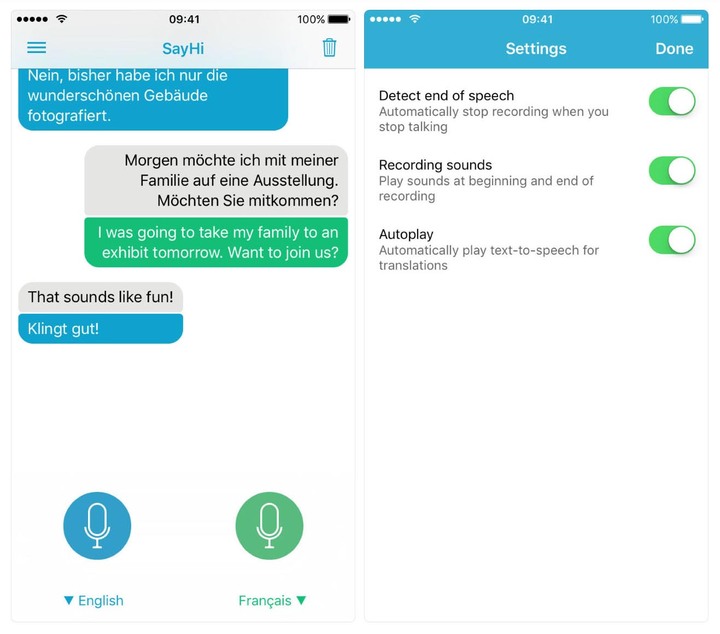 تطبيق Sayhi Translate