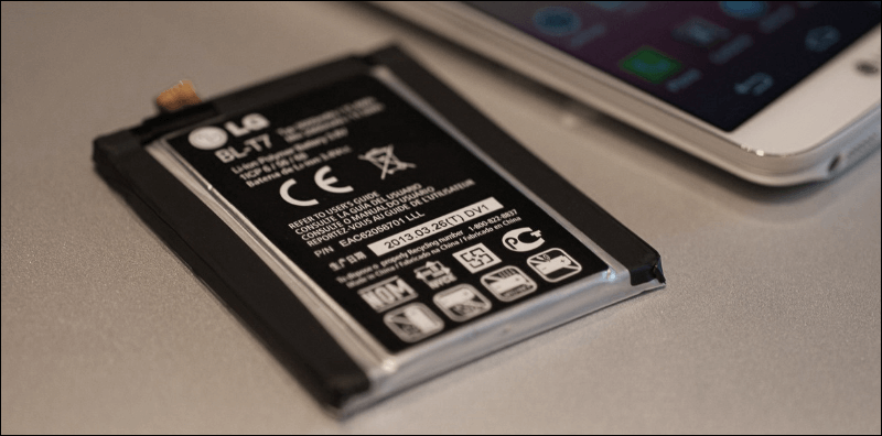 التحقق من حالة البطارية