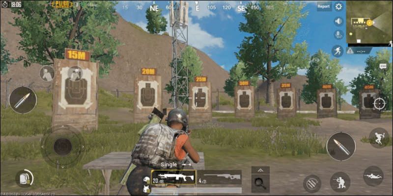 وضع التدريب في بوبجي