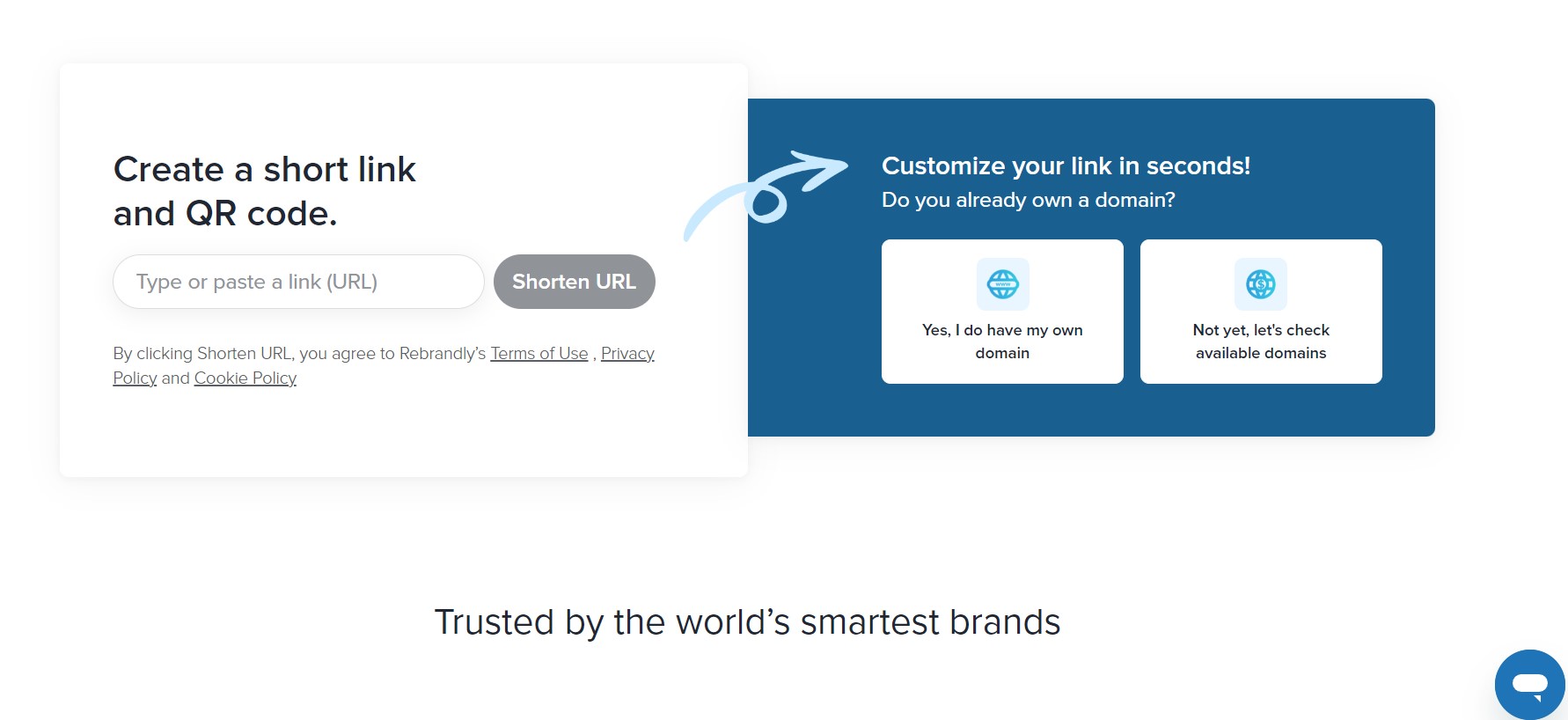 موقع Rebrandly لاختصار الروابط