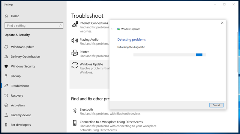 أداة إصلاح تحديثات ويندوز