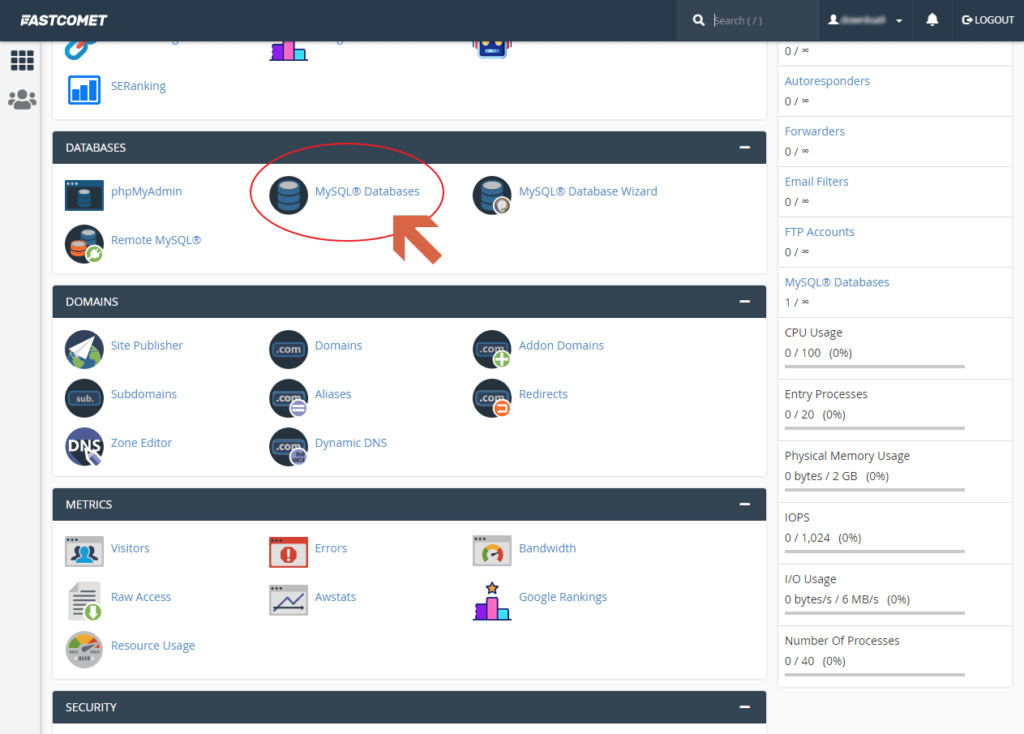 تثبيت ووردبريس على السيرفر