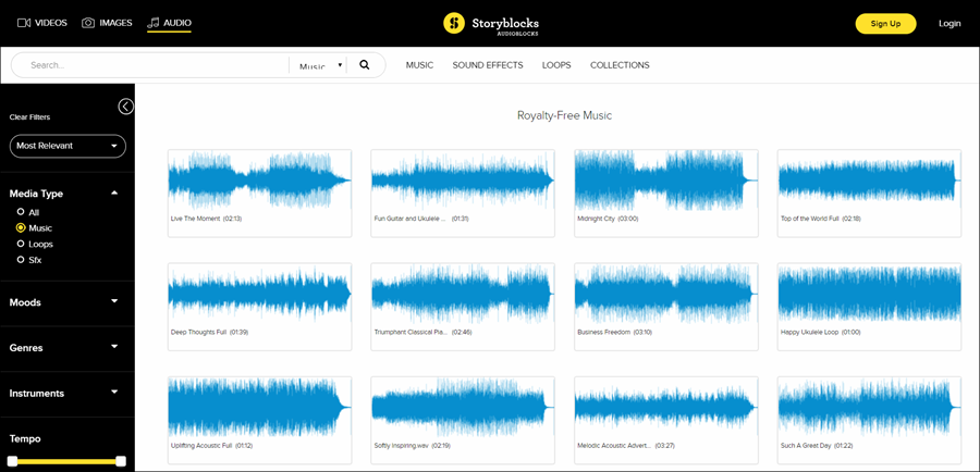 موقع Audioblocks
