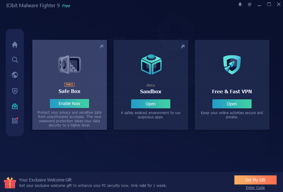 برنامج IObit Malware Fighter 9