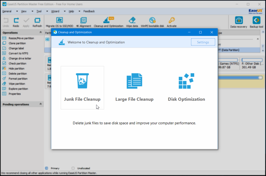 تنظيف القرص الصلب