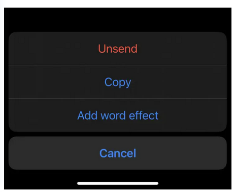 الغاء ارسال ماسنجر 