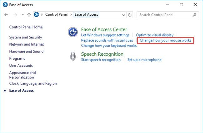 تغيير شكل الماوس 