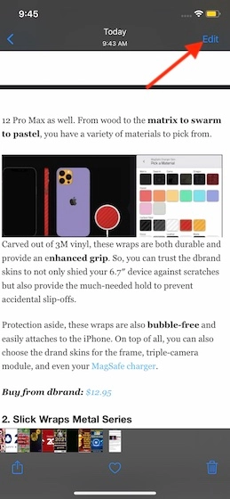 نسخ صور pdf عبر الايفون