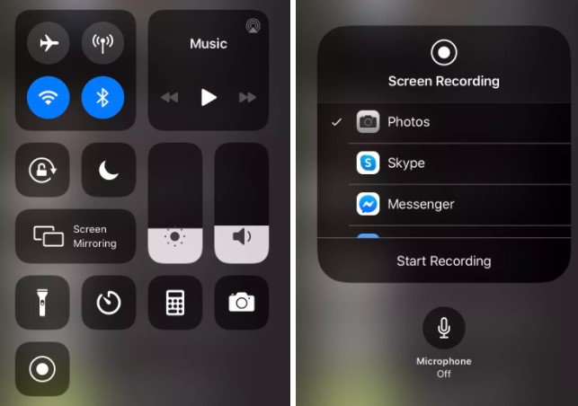 تفعيل الميكروفون أثناء تسجيل الفيديو