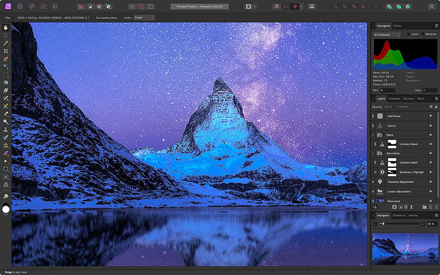 Affinity Photo editor