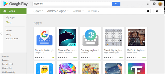 تطبيقات الكيبورد للاندرويد
