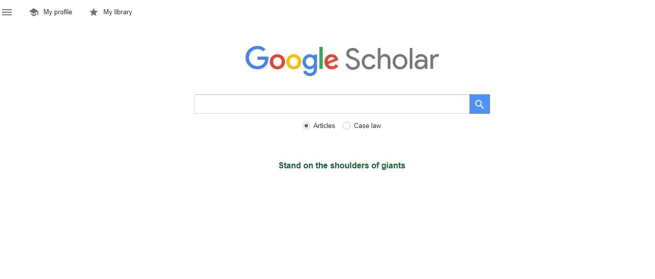 أداة الباحث العلمي Google Scholar