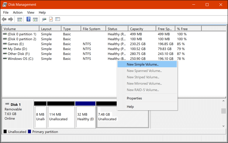 تهيئة الفلاشة