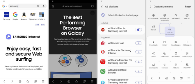 متصفح Samsung Internet