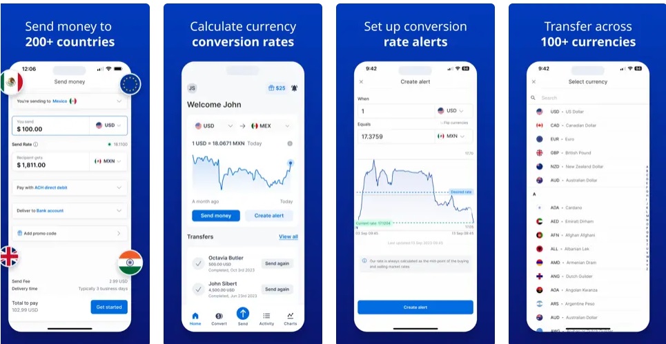 تطبيق تحويل العملات XE Currency