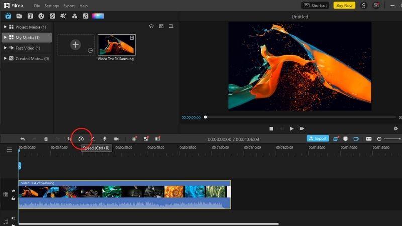 Filme video editor توقيت الفيديو