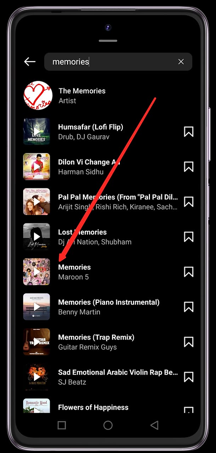 اضافة الأغنية لريلز الانستقرام