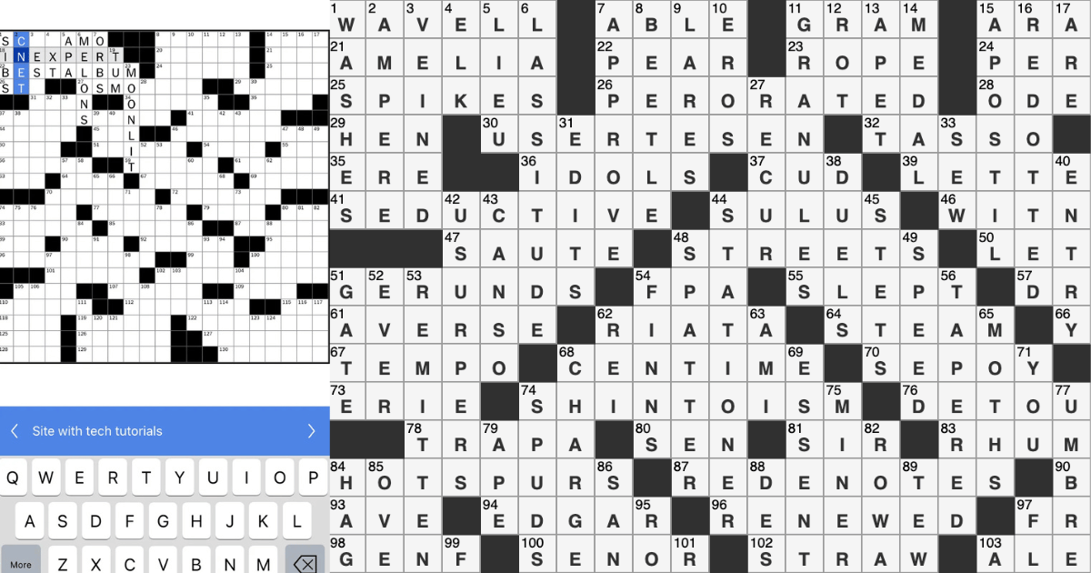 New York Times Crossword