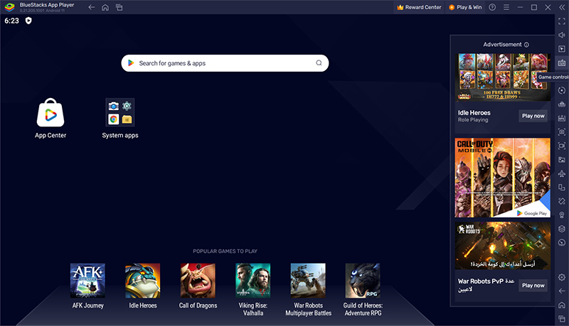 برنامج bluestacls افضل محاكي اندرويد