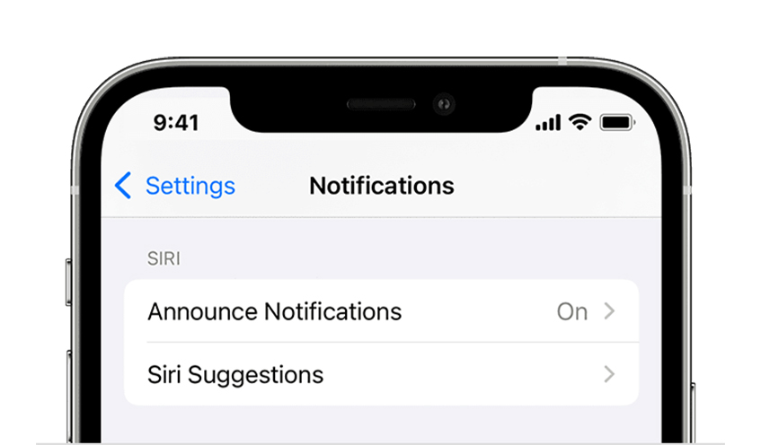 Siri تقرأ الإشعارات والمكالمات بالصوت