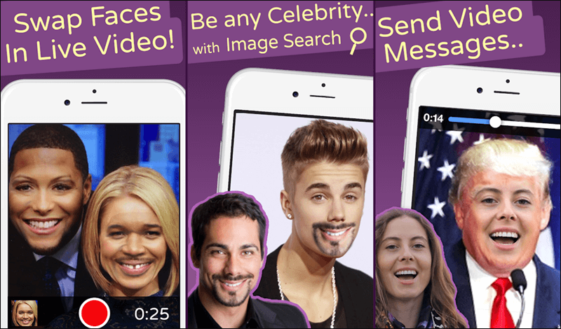 تطبيق Face Swap Live