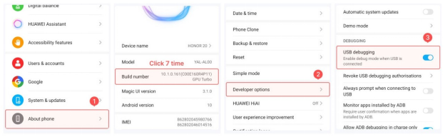 اعدادات توصيل الهاتف MirrorGo
