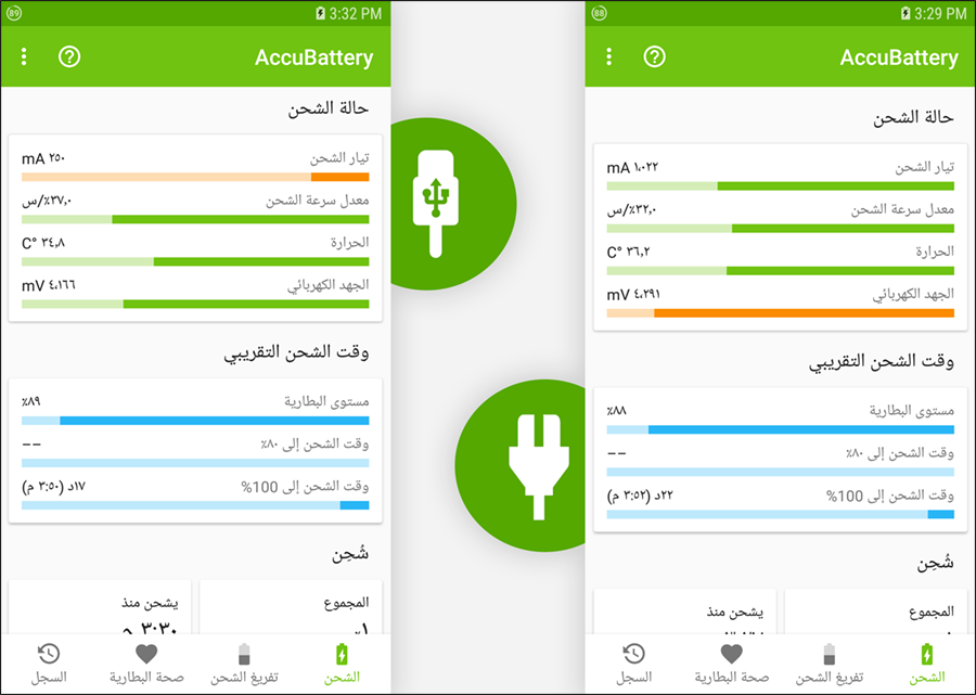 تطبيق Accu​Battery